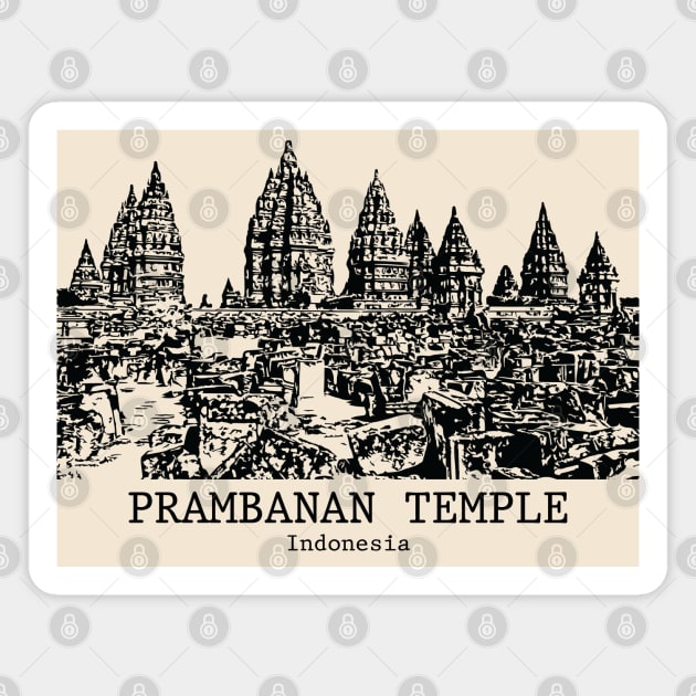 Prambanan Temple - Indonesia Magnet by Lakeric